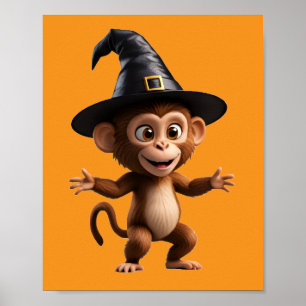 Poster Singe Magicien