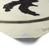 Poster Singe noir (Coin)