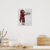 Poster Singe-Sock Jouer Trumpet (Cuisine)