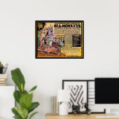 Poster Singes de mer (Bureau à domicile)