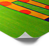 Poster Singes jouant avec la Giraffe (Coin)