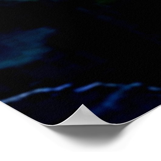 Poster Single Red Bloom Focus Design (Coin)