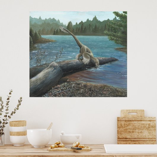 Poster Sinornithosaure Imprimer (Cuisine)