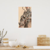 Poster Sinterklaas et Zwarte Piet par Portia St Luke (Cuisine)