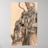 Poster Sinterklaas et Zwarte Piet par Portia St Luke (Devant)