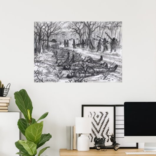 Poster Sinz après (Bureau à domicile)