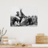 Poster Sioux Lakota : 1891 (Cuisine)