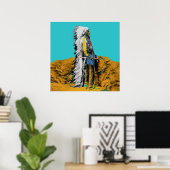 Poster Sioux Lakota d'Amérique (Bureau à domicile)