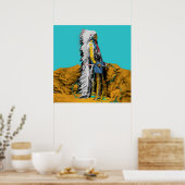 Poster Sioux Lakota d'Amérique (Cuisine)