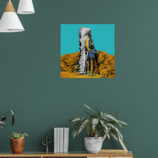 Poster Sioux Lakota d'Amérique (Salon 1)