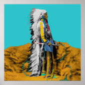 Poster Sioux Lakota d'Amérique (Devant)