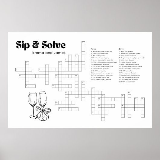 Poster Sip and Solssword Modèle Digital ou Print (Devant)