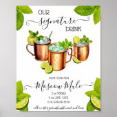 Poster Sip, Sip Hooray Moscou Mule Signature Boisson Rece (Devant)
