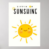 Poster Sippin' au soleil (Devant)