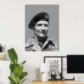 Poster Sir Bernard Law Montgomery (Bureau à domicile)