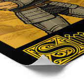 Poster Sir Curity Funny Security Pun Knight Medieval Meme (Coin)