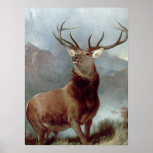 Poster Sir Edwin Landseer Monarque du Glen, 1851