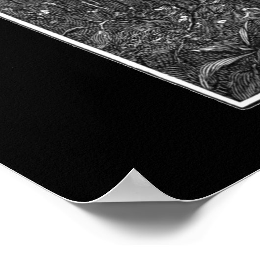 Poster Sir Galahad - G.F. Watts gravé par H.W. Peckwell (Coin)