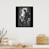 Poster Sir Galahad - G.F. Watts gravé par H.W. Peckwell (Cuisine)