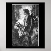 Poster Sir Galahad - G.F. Watts gravé par H.W. Peckwell (Devant)