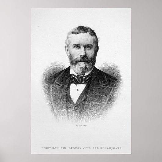Poster Sir George Otto Trevelyan (Devant)
