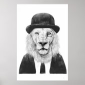 Poster Sir lion (Devant)
