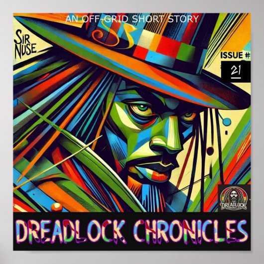 POSTER SIR NUSE - DREADLOCK CHRONICLES NUMÉRO 21 (Devant)