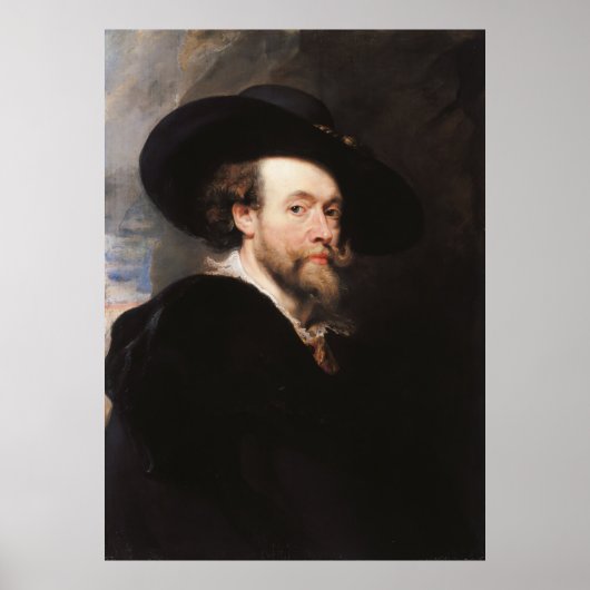 Poster Sir Peter Paul Rubens | Portrait de l'artiste (Devant)