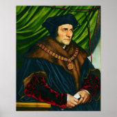 Poster Sir Thomas More par Hans Holbein (1527) (Devant)