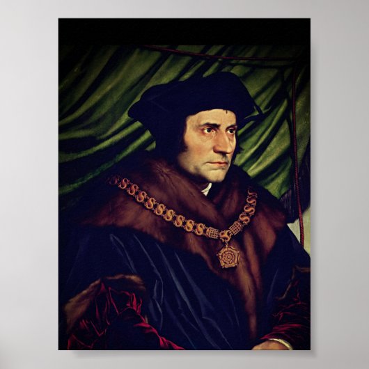 Poster Sir Thomas More - par Hans Holbein, le Jeune (Devant)
