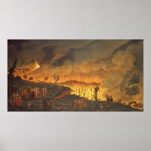 Poster Sir William Hamilton  showing Ferdinand IV