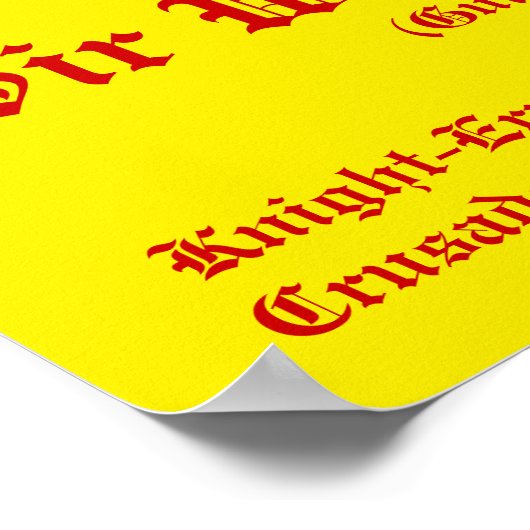 Poster Sir William Marshal (Coin)