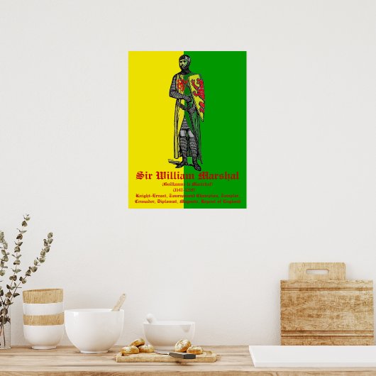 Poster Sir William Marshal (Cuisine)