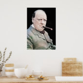 Poster Sir Winston Churchill (Cuisine)