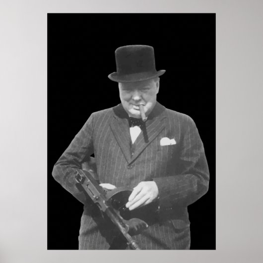 Poster Sir Winston Churchill (Devant)