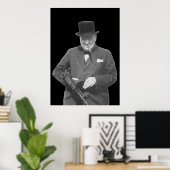 Poster Sir Winston Churchill (Bureau à domicile)