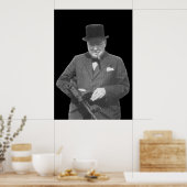 Poster Sir Winston Churchill (Cuisine)