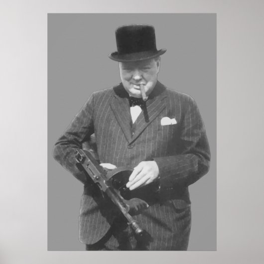Poster Sir Winston Churchill (Devant)