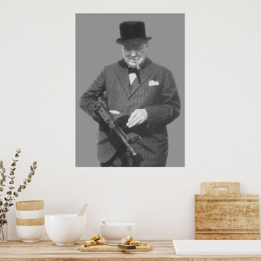 Poster Sir Winston Churchill (Cuisine)