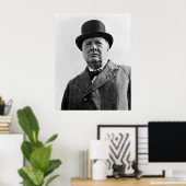Poster Sir Winston Churchill (Bureau à domicile)