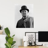 Poster Sir Winston Churchill (Bureau à domicile)
