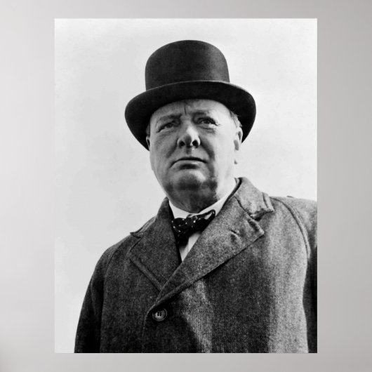 Poster Sir Winston Churchill (Devant)