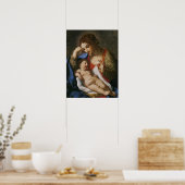 Poster Sirani - Madone contemplative (Cuisine)