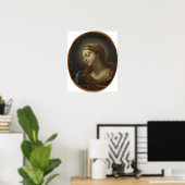 Poster Sirani - Tête de la Vierge (Bureau à domicile)