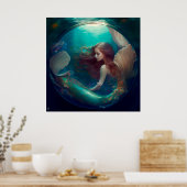Poster sirène (Cuisine)