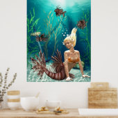 Poster sirène (Cuisine)