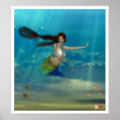 Poster Sirène adolescente (Devant)