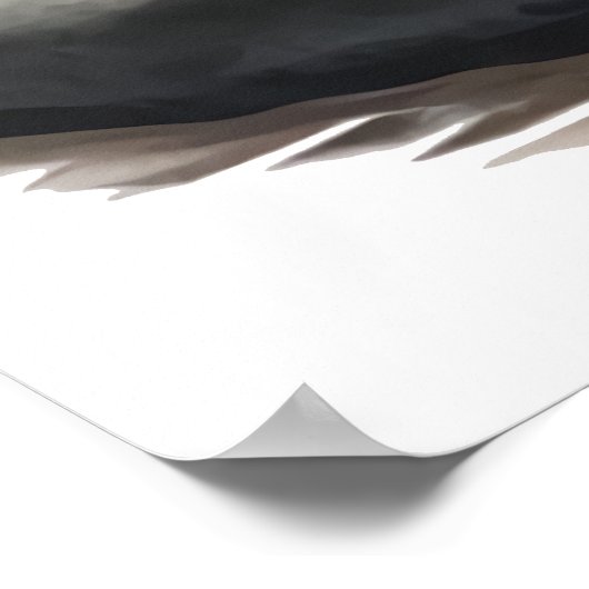 Poster Sirène assise sur un rocher | Art AI (Coin)