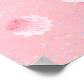 Poster Sirène avec illustration pour enfants de la couron (Coin)