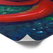 Poster Sirène avec un imaginaire d'IMPRESSION ART Dragon (Coin)